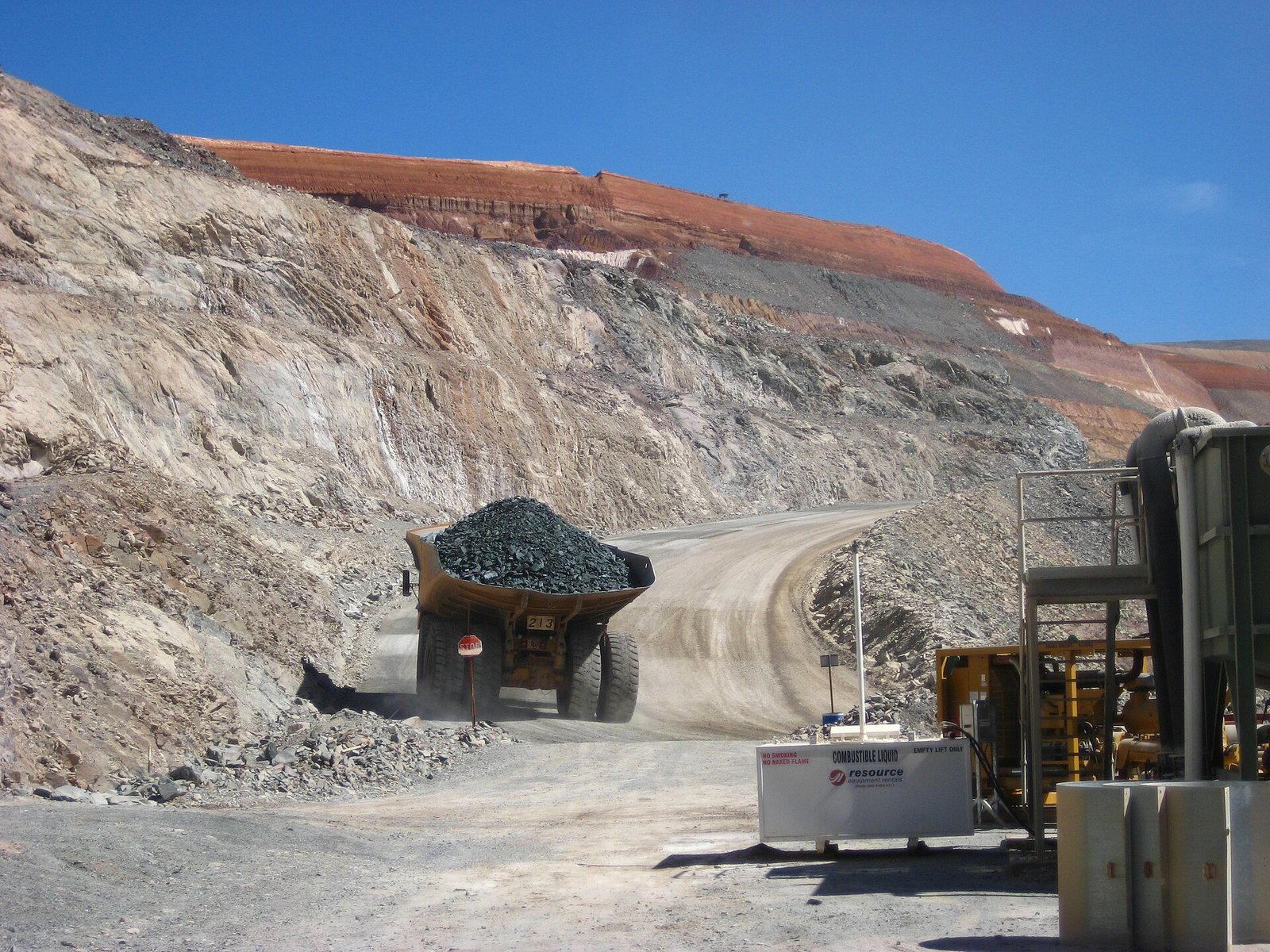 Open-pit mine operations