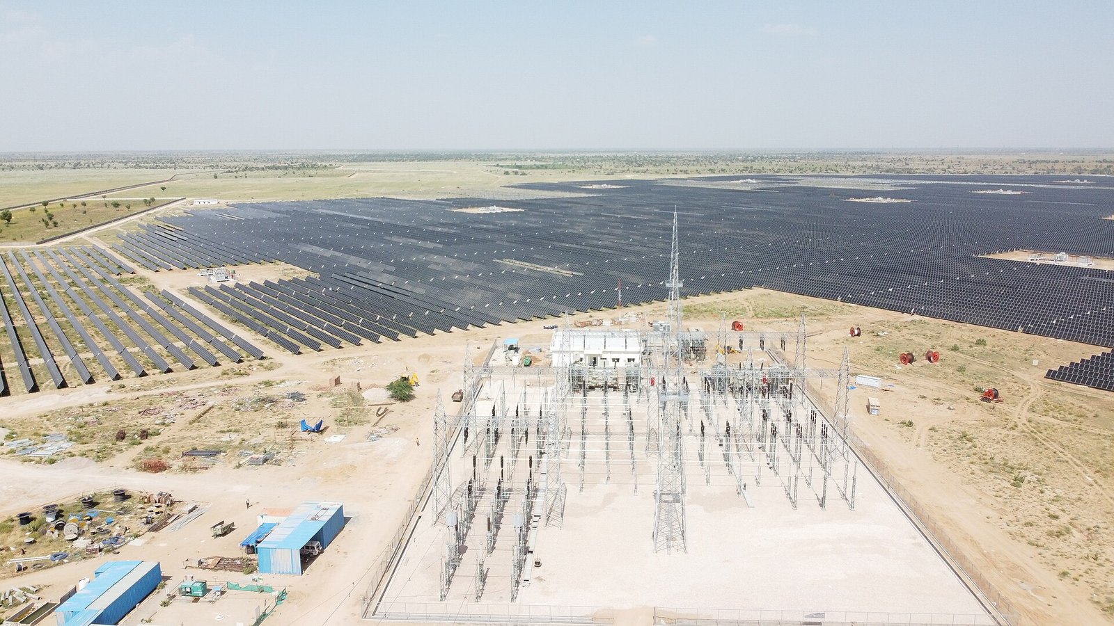 Utility-scale solar park